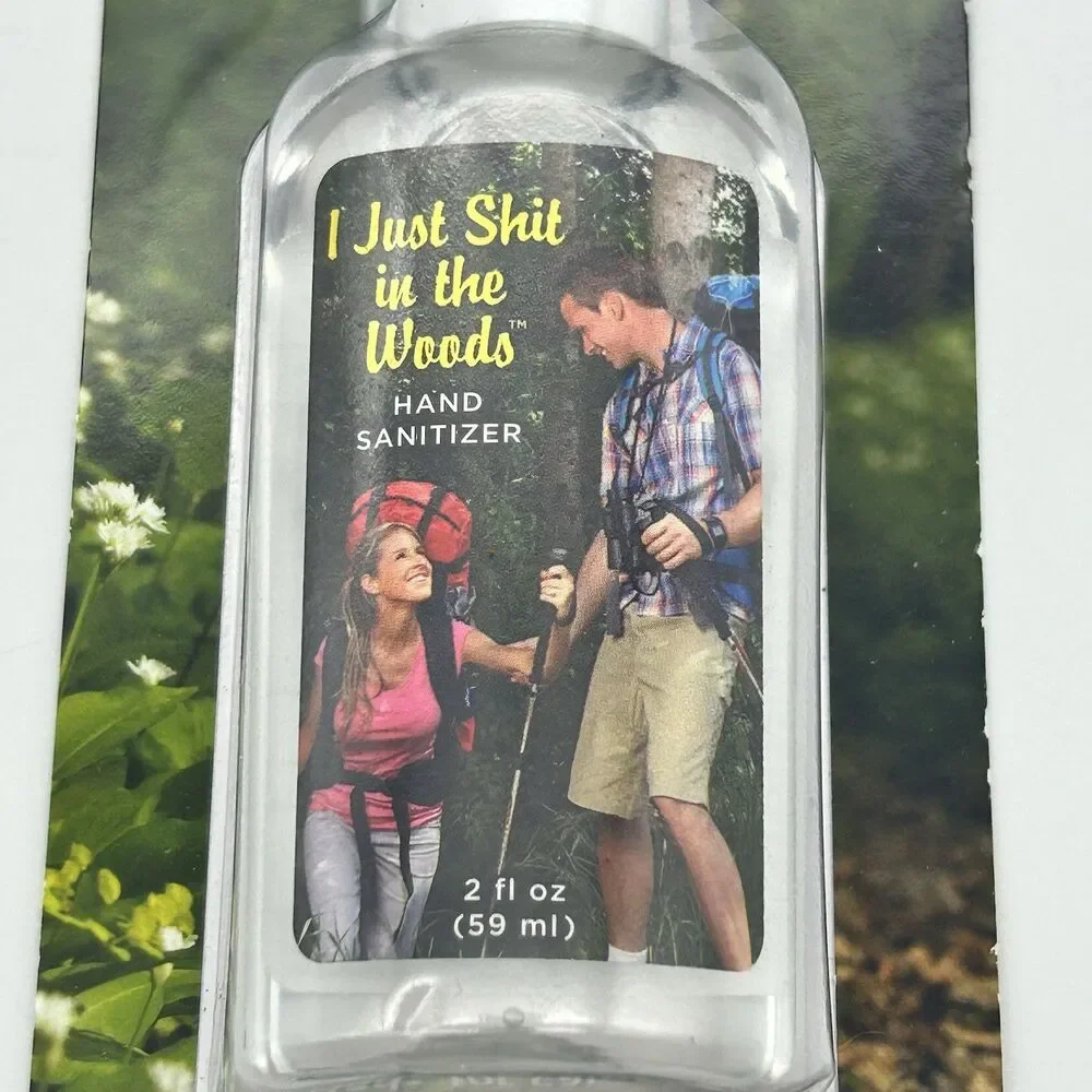 Blue Q - I Just Sh#t In The Woods Hand Sanitizer - Novelty Funny Gift